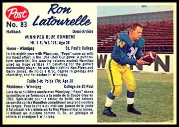 83 Ronnie Latourelle